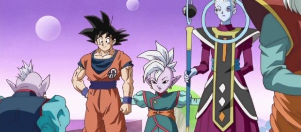 Imagen de Goku junto a Shin y Wiss Imagen de Goku junto a Shin y Wiss