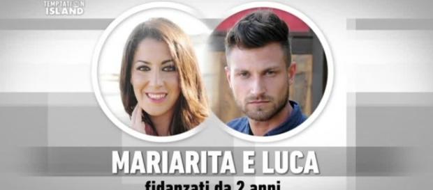 Mariarita e Luca ospiti della prima puntata di Uomini e Donne Mariarita e Luca ospiti della prima puntata di Uomini e Donne