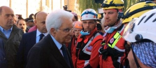 Mattarella nel giorno del lutta nazionale ad Amatrice