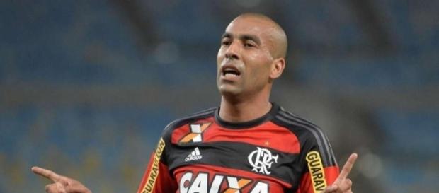 Emerson Sheik, atacante do Flamengo. Emerson Sheik, atacante do Flamengo.