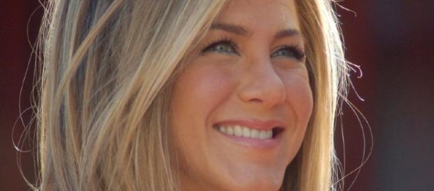 Jennifer Aniston at a ceremony to receive a star on the Hollywood Walk of Fame./ Photo via Angela George, Wikimedia Commons Jennifer Aniston at a ceremony to receive a star on the Hollywood Walk of Fame./ Photo via Angela George, Wikimedia Commons