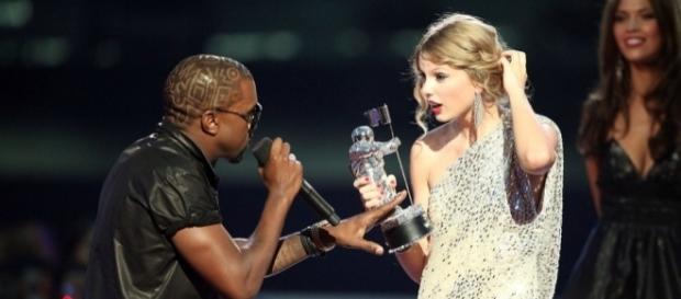 Kanye West needs to be stopped intimidating Swift, as she skips MTV VMAs this weekend. Photo: Blasting News Library - radioone.fm Kanye West needs to be stopped intimidating Swift, as she skips MTV VMAs this weekend. Photo: Blasting News Library - radioone.fm