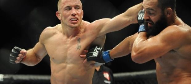Luta entre St-Pierre e Hendricks Luta entre St-Pierre e Hendricks