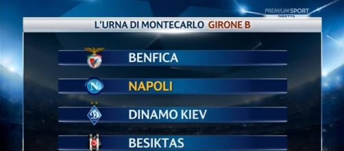 Girone B con il Napoli di Sarri