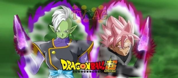 El Dios inmortal Zamasu y Black goku SSJ Rosa (misma tecnica) El Dios inmortal Zamasu y Black goku SSJ Rosa (misma tecnica)