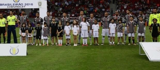Fluminense vence o Corinthians em sua última partida no Mané Garrincha (Foto: Nelson Perez Divulgação FFC) Fluminense vence o Corinthians em sua última partida no Mané Garrincha (Foto: Nelson Perez Divulgação FFC)