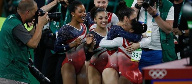 Laurie Hernandez, center, will compete as a celebrity contestant on 'DWTS', per ET. Agência Brasil Fotografias/Wikimedia Commons Laurie Hernandez, center, will compete as a celebrity contestant on 'DWTS', per ET. Agência Brasil Fotografias/Wikimedia Commons