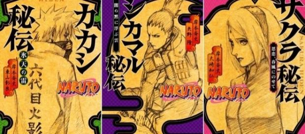 Portadas de las novelas de Naruto Portadas de las novelas de Naruto