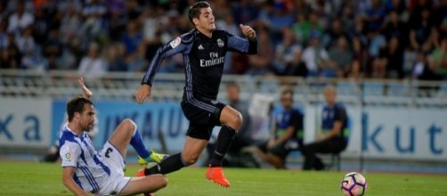 Alvaro Morata, in maglia Real Madrid