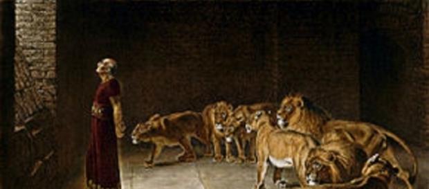 1892 (Daniel in the Lions Den) D'après Briton Rivière — 1892 (Daniel in the Lions Den) D'après Briton Rivière —
