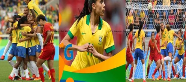 Brasil venceu por 3x0 (Fotos: CBF e Época) Brasil venceu por 3x0 (Fotos: CBF e Época)