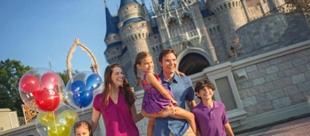 The average American family is featured in most Disney ads. Photo courtesy of undercovertourist.com The average American family is featured in most Disney ads. Photo courtesy of undercovertourist.com