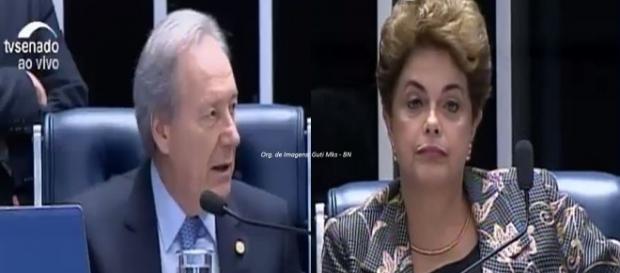 Lewandowski pediu que Dilma não falasse do governo interino Lewandowski pediu que Dilma não falasse do governo interino