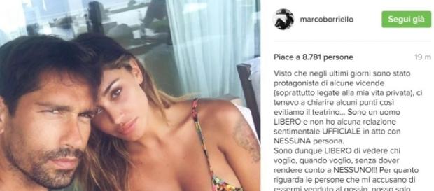 Belen Rodriguez e Borriello insieme ad Ibiza Belen Rodriguez e Borriello insieme ad Ibiza