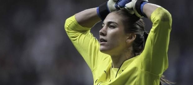 Hope Solo, goleira da seleção dos EUA Hope Solo, goleira da seleção dos EUA