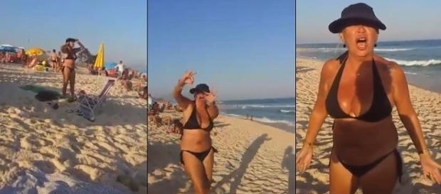 Mulher dirigiu comentários preconceituosos em praia do Rio de Janeiro Mulher dirigiu comentários preconceituosos em praia do Rio de Janeiro