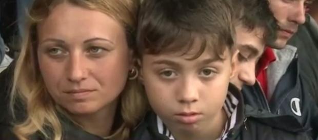 Români din Italia la procesiunea funerară din Amatrice Români din Italia la procesiunea funerară din Amatrice