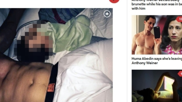 Screenshot da una pagina del sito del New York Post