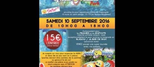 L'affiche de l'association Smile 13 prône le port du burkini et du jilbeb lors de cet événement L'affiche de l'association Smile 13 prône le port du burkini et du jilbeb lors de cet événement