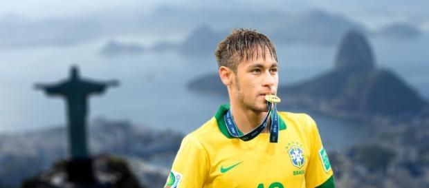 Neymar é o principal nome do time olímpico de futebol masculino do Brasil. Neymar é o principal nome do time olímpico de futebol masculino do Brasil.
