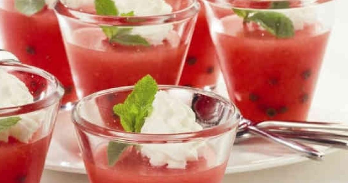 Ricetta dessert gelo di anguria
