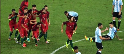 La selección argentina de fútbol Sub-23 perdió ante Portugal en el inicio del torneo olímpico de fútbol masculino en Brasil
