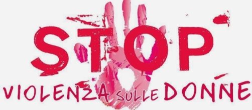 Una locandina "Stop Violenza sulle Donne"