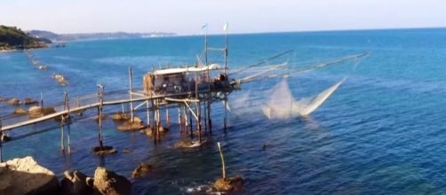 Un trabocco sulla costa abruzzese