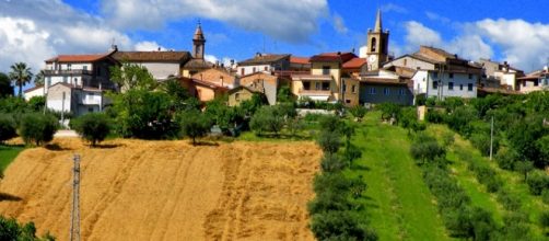 Una veduta del centro storico di Torano Nuovo