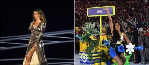 Gisele Bündchen desfilou mais de 100 metros no Maracanã Gisele Bündchen desfilou mais de 100 metros no Maracanã