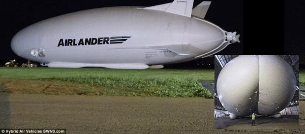 L'Airlander est à la fois le plus gros aéronef et le plus gros dirigeable au monde... L'Airlander est à la fois le plus gros aéronef et le plus gros dirigeable au monde...