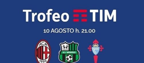 Diretta tv Trofeo Tim 2016: tabellone e orari partite Milan, Sassuolo, Celta Vigo.