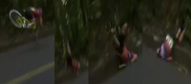 Atleta sofre acidente grave no ciclismo Atleta sofre acidente grave no ciclismo