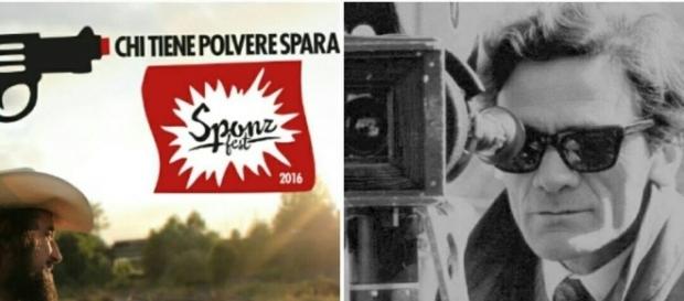 Da sinistra: Vinicio Capossela e Pier Paolo Pasolini. Da sinistra: Vinicio Capossela e Pier Paolo Pasolini.