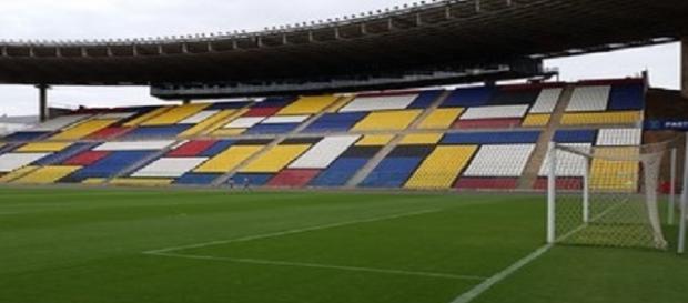 Estádio de Cariacica receberá duelo entre Fluminense e América-MG pelo Brasileiro no próximo domingo (Foto: Sidney Magno Novo/GE) Estádio de Cariacica receberá duelo entre Fluminense e América-MG pelo Brasileiro no próximo domingo (Foto: Sidney Magno Novo/GE)