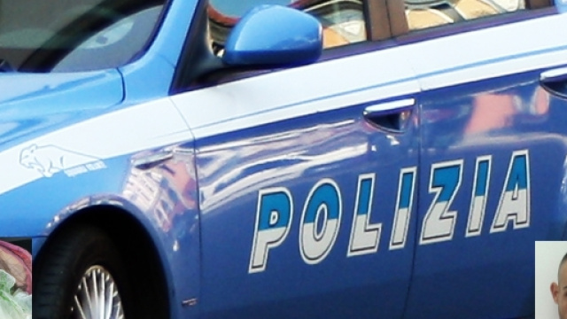 Nei riquadri Gianluca Piras e la droga sequestrata dagli uomini della Squadra Volante.