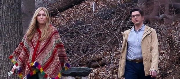 Miley Cyrus am Set von Woody Allens neuer Serie Miley Cyrus am Set von Woody Allens neuer Serie