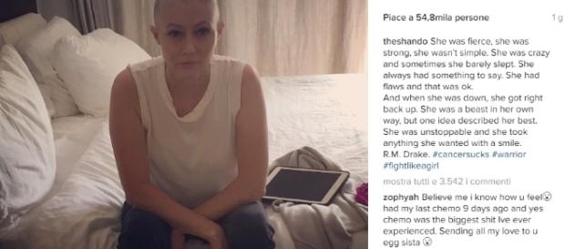 Shannen Doherty e la lettera su Instagram sa di addio. Shannen Doherty e la lettera su Instagram sa di addio.