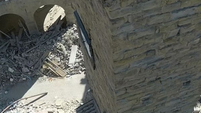 Ispezione dei Vigili del fioco in elevazione