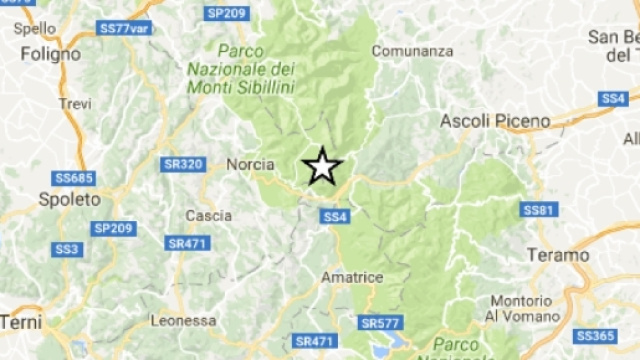 La terra continua a tremare in diverse zone dell'Italia centrale
