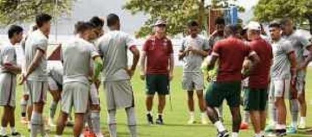 Buscando se manter na luta pelo G-4, Fluminense trabalha na Urca para encarar o Atlético-MG (Foto: Net Flu) Buscando se manter na luta pelo G-4, Fluminense trabalha na Urca para encarar o Atlético-MG (Foto: Net Flu)