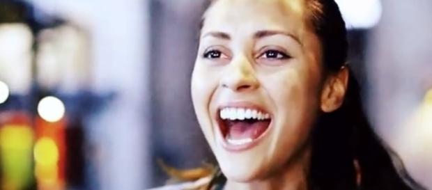 Lindsey Morgan as Raven in 'The 100' - Photo via Amandine Hervieu/Photo screencap via The CW/YouTube.com Lindsey Morgan as Raven in 'The 100' - Photo via Amandine Hervieu/Photo screencap via The CW/YouTube.com