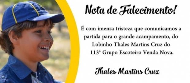 Escoteiro de 10 anos morreu vítima de febre maculosa Escoteiro de 10 anos morreu vítima de febre maculosa
