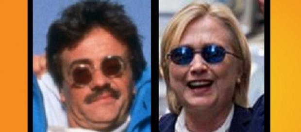 Hillary Clinton resembled 'Weekend at Bernies' being helped into that van! Photo: YouTube stills 1. Weekend at Bernies promo 2. ABC Chicago News Hillary Clinton resembled 'Weekend at Bernies' being helped into that van! Photo: YouTube stills 1. Weekend at Bernies promo 2. ABC Chicago News