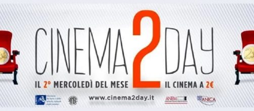 Cinema2Day, al cinema con soli 2 euro