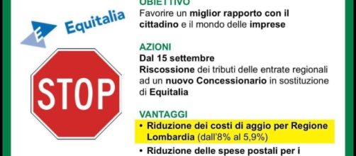 La Lombardia "licenzia" Equitalia, dal 15 settembre cambia tutto