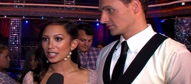 Cheryl Burke and Ryan Lochte-Photo by YouTube/Access Hollywood Cheryl Burke and Ryan Lochte-Photo by YouTube/Access Hollywood