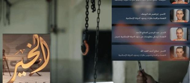 Les victimes ayant été suspendues à des crocs de boucher pour la propagande de Daesh Les victimes ayant été suspendues à des crocs de boucher pour la propagande de Daesh