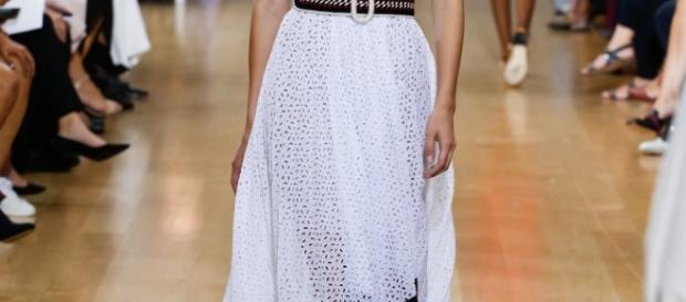 Sasha Luss pour Oscar de la Renta SS17 Sasha Luss pour Oscar de la Renta SS17