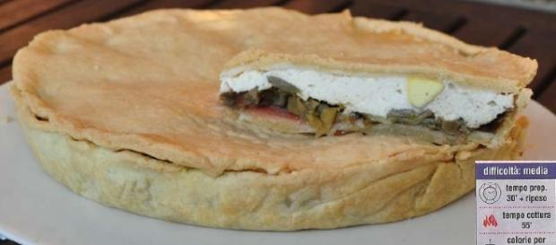 torta pasqualina ai carciofi e ricotta torta pasqualina ai carciofi e ricotta